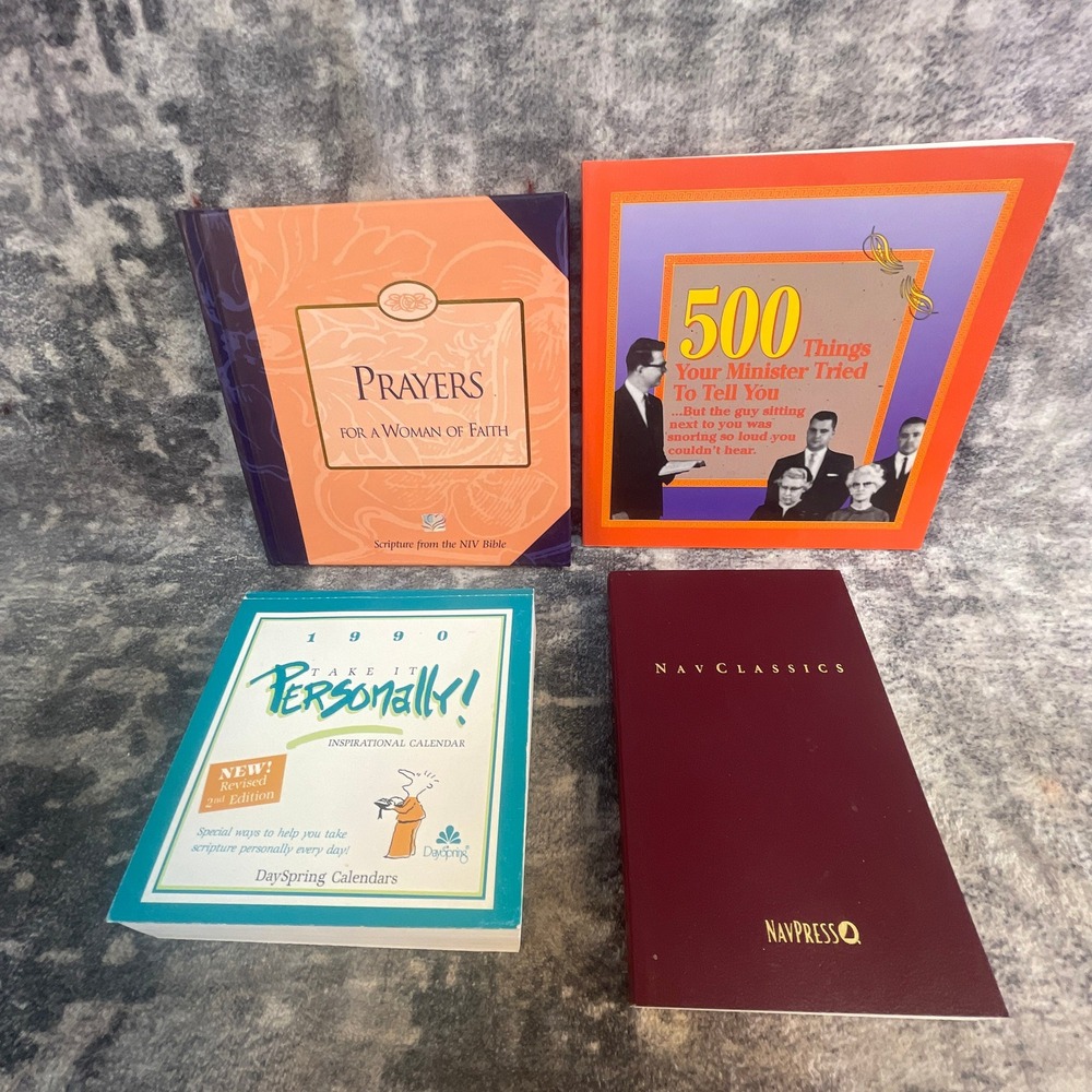 Christian Book Bundle Prayers for a Woman of Faith Church Humor Devotional 4pk